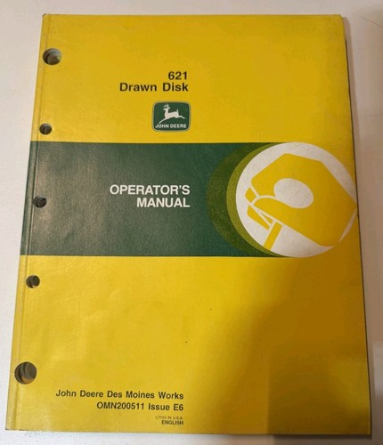 John deere 621 - drawn, disk