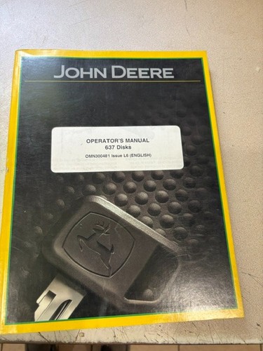 John deere 637 disk owners - deere,